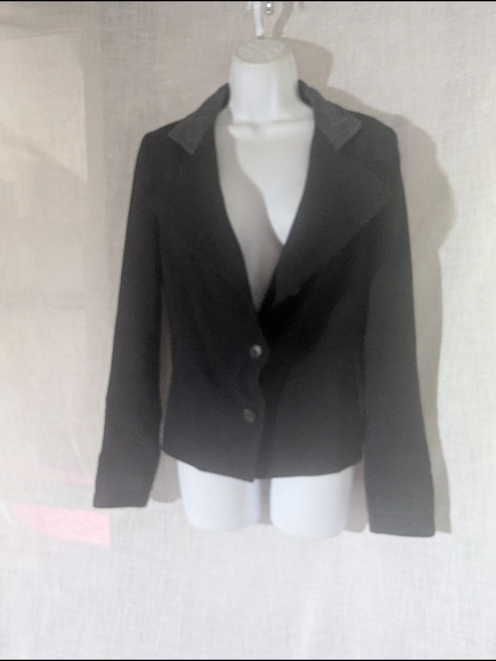 Dries Van Noten Black Single-Breasted Tailored Blazer